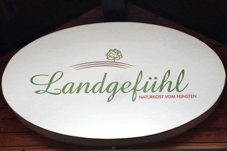 Landgefühl Ladenschild