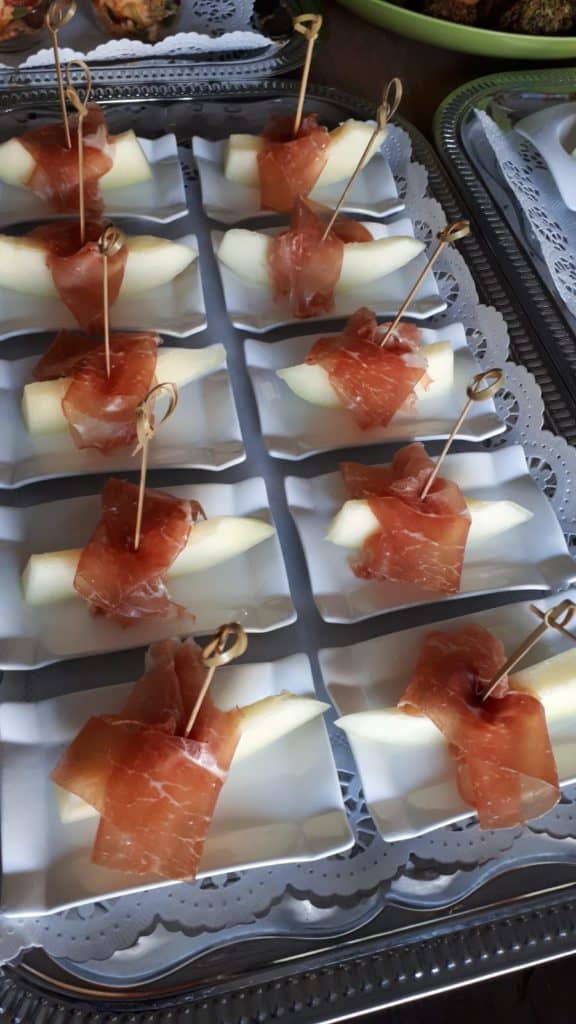 Melone mit Serano Schinken vom Catering & Partyservice Biomarkt Landgefühl