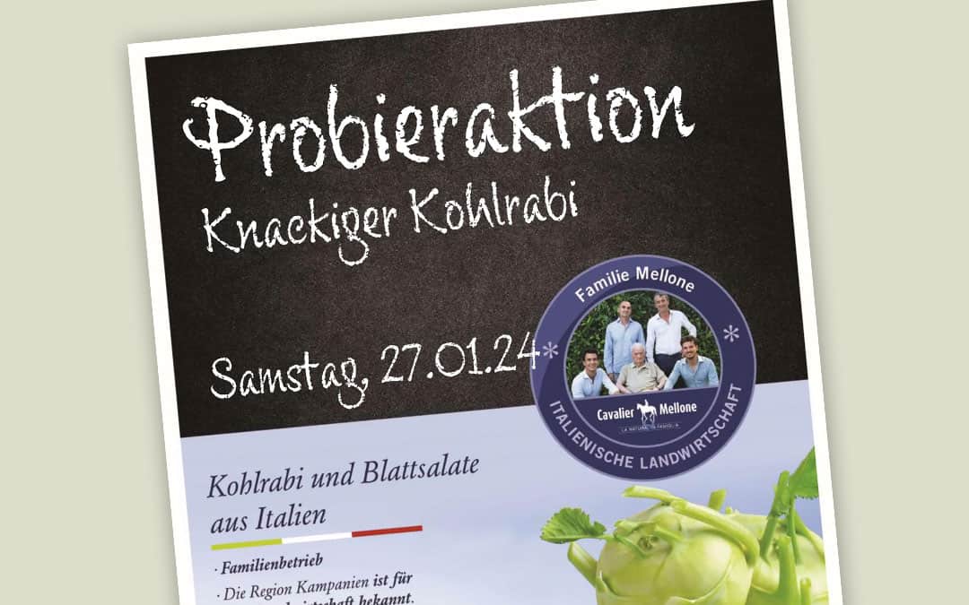 Probieraktion – Knackiger Kohlrabi: Samstag, 27.01.24